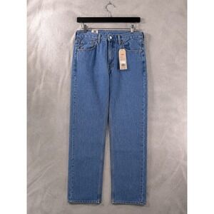 Levi's 505 Regular Fit Jeans Mens 34x34 Blue Straight Leg Classic Denim Pants